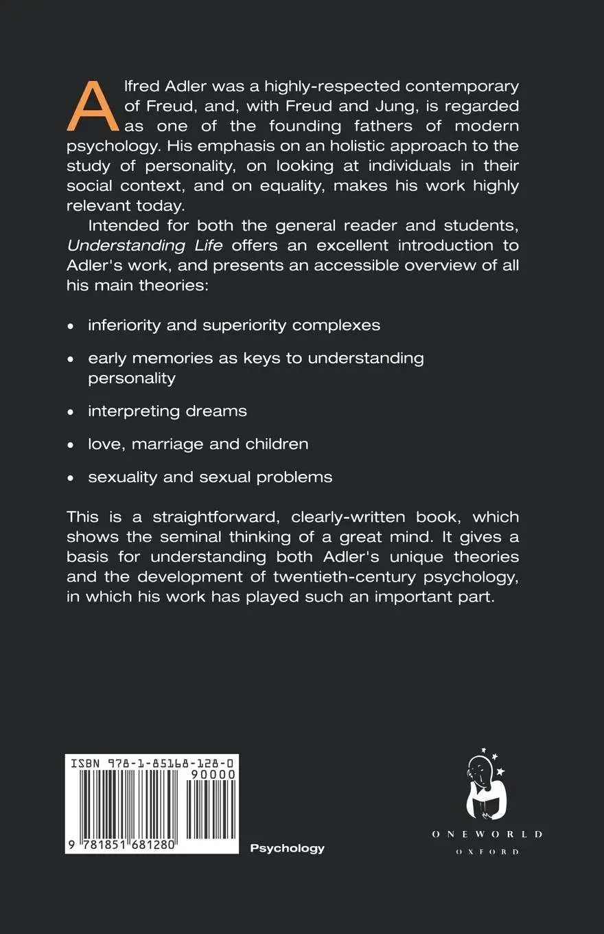 Rückseite: 9781851681280 | Understanding Life | An Introduction to the Psychology of Alfred Adler
