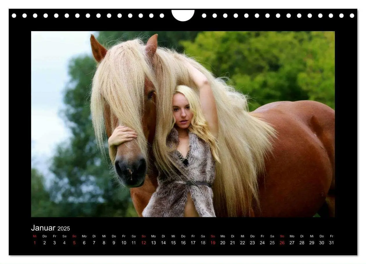Bild: 9783435751280 | Sexy Horse Girls 2025 - Heiße Girls und starke Kaltblutpferde!...