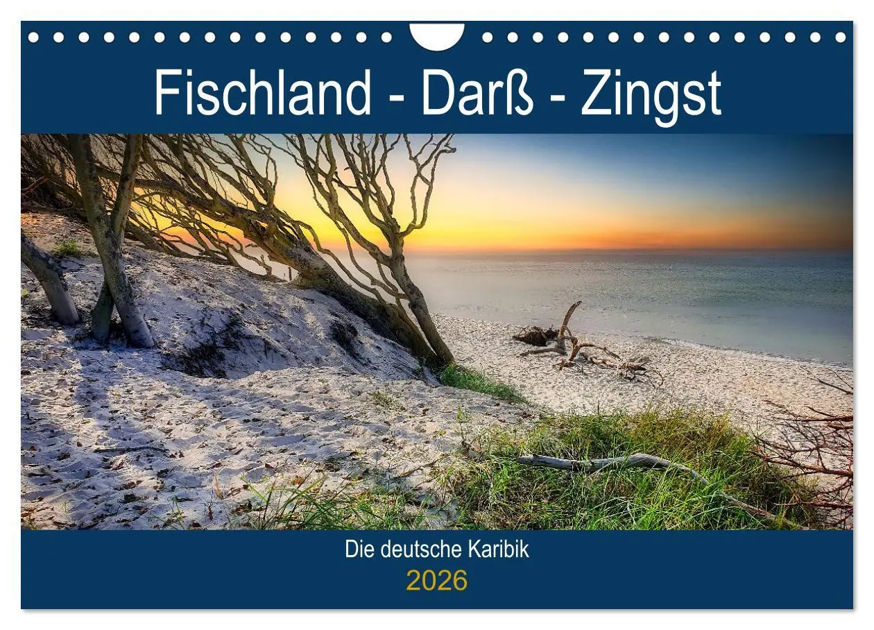 Cover: 9783457911280 | Fischland - Darß- Zingst (Wandkalender 2026 DIN A4 quer), CALVENDO...