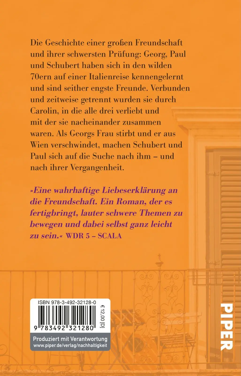 Rückseite: 9783492321280 | Einer fehlt | Roman Vom Wert der Freundschaft und der Liebe | Bayer
