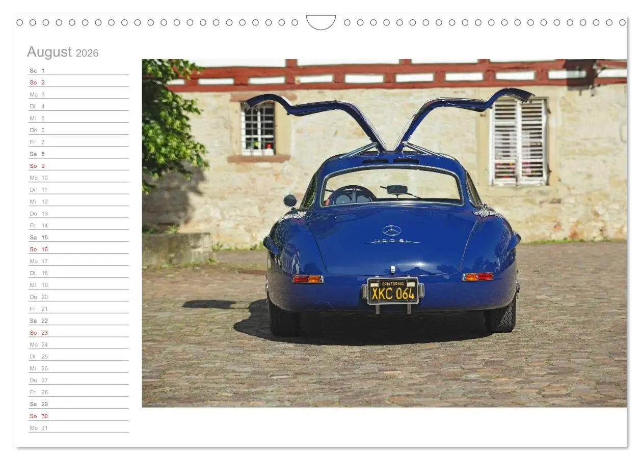 Bild: 9783516001280 | 300 SL Collectors Edition 2 (Wandkalender 2026 DIN A3 quer),...