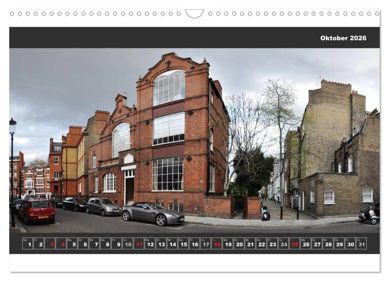 Bild: 9783516171280 | London Fassade 2026 (Wandkalender 2026 DIN A3 quer), CALVENDO...