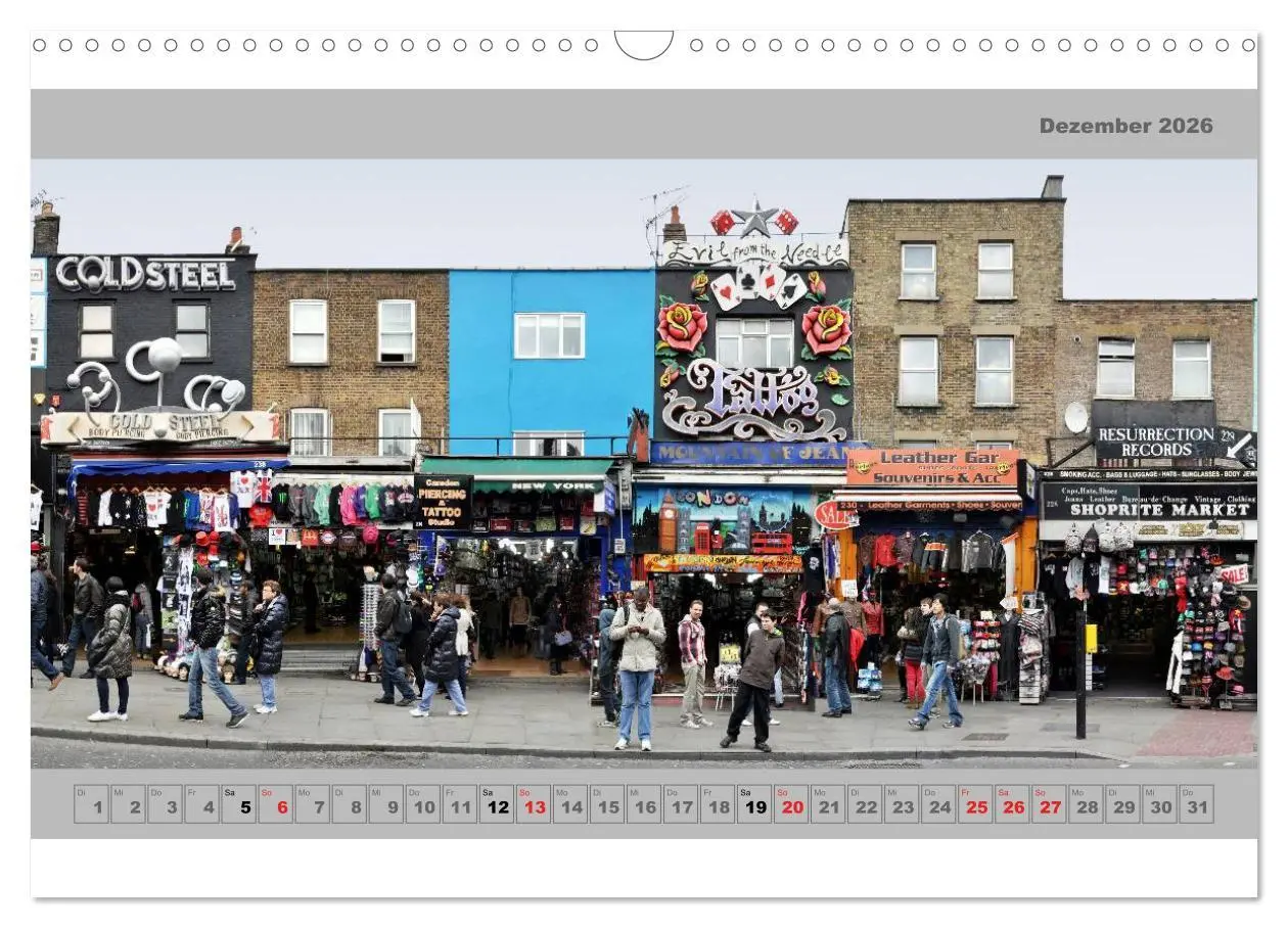 Bild: 9783516171280 | London Fassade 2026 (Wandkalender 2026 DIN A3 quer), CALVENDO...
