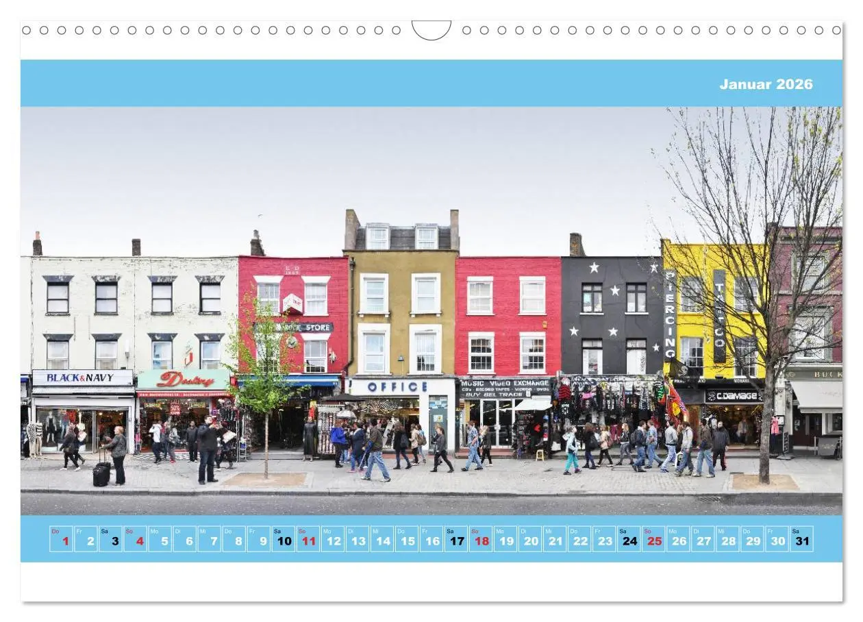 Bild: 9783516171280 | London Fassade 2026 (Wandkalender 2026 DIN A3 quer), CALVENDO...