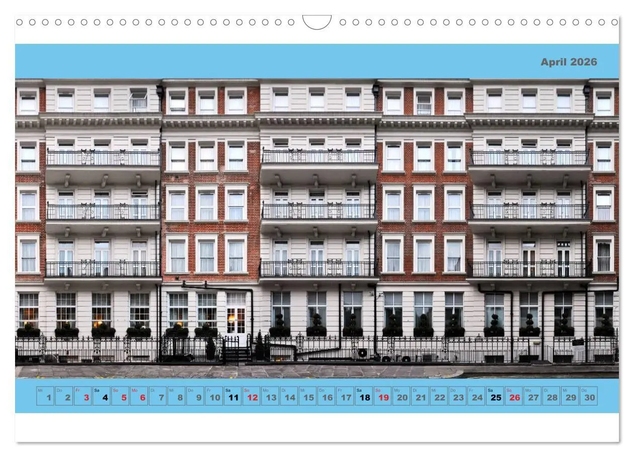 Bild: 9783516171280 | London Fassade 2026 (Wandkalender 2026 DIN A3 quer), CALVENDO...