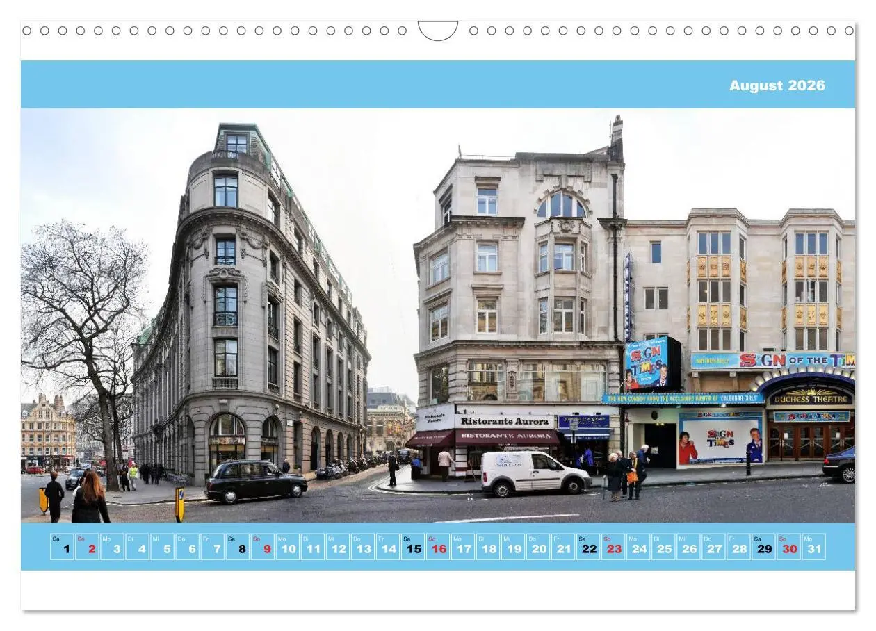 Bild: 9783516171280 | London Fassade 2026 (Wandkalender 2026 DIN A3 quer), CALVENDO...