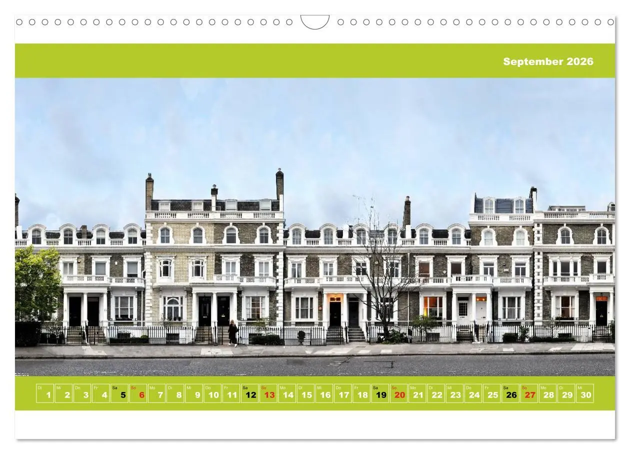 Bild: 9783516171280 | London Fassade 2026 (Wandkalender 2026 DIN A3 quer), CALVENDO...