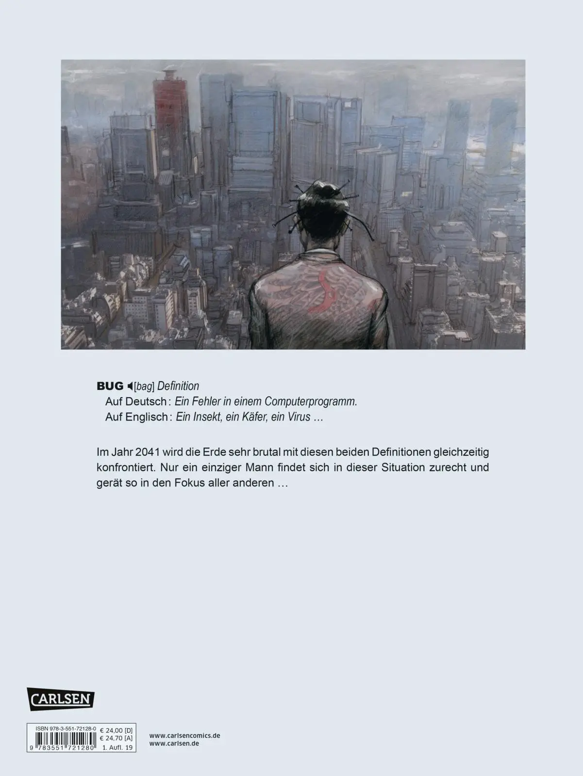 Rückseite: 9783551721280 | BUG 2 | Buch 2 | Enki Bilal | Buch | 80 S. | Deutsch | 2019