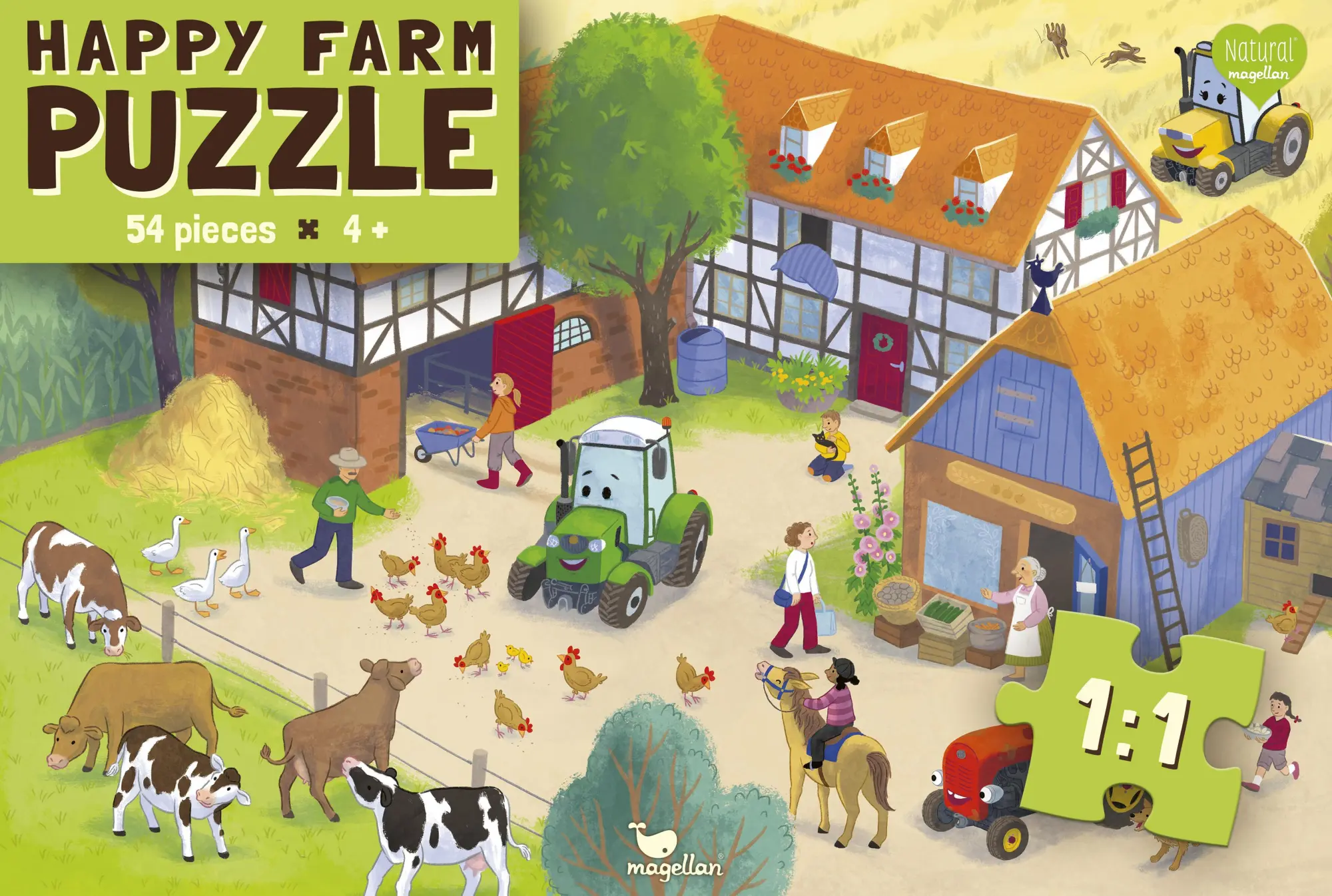 Cover: 4260671131380 | Puzzle - Happy Farm | Suza Kolb | Spiel | Leonard | N3138 | Deutsch