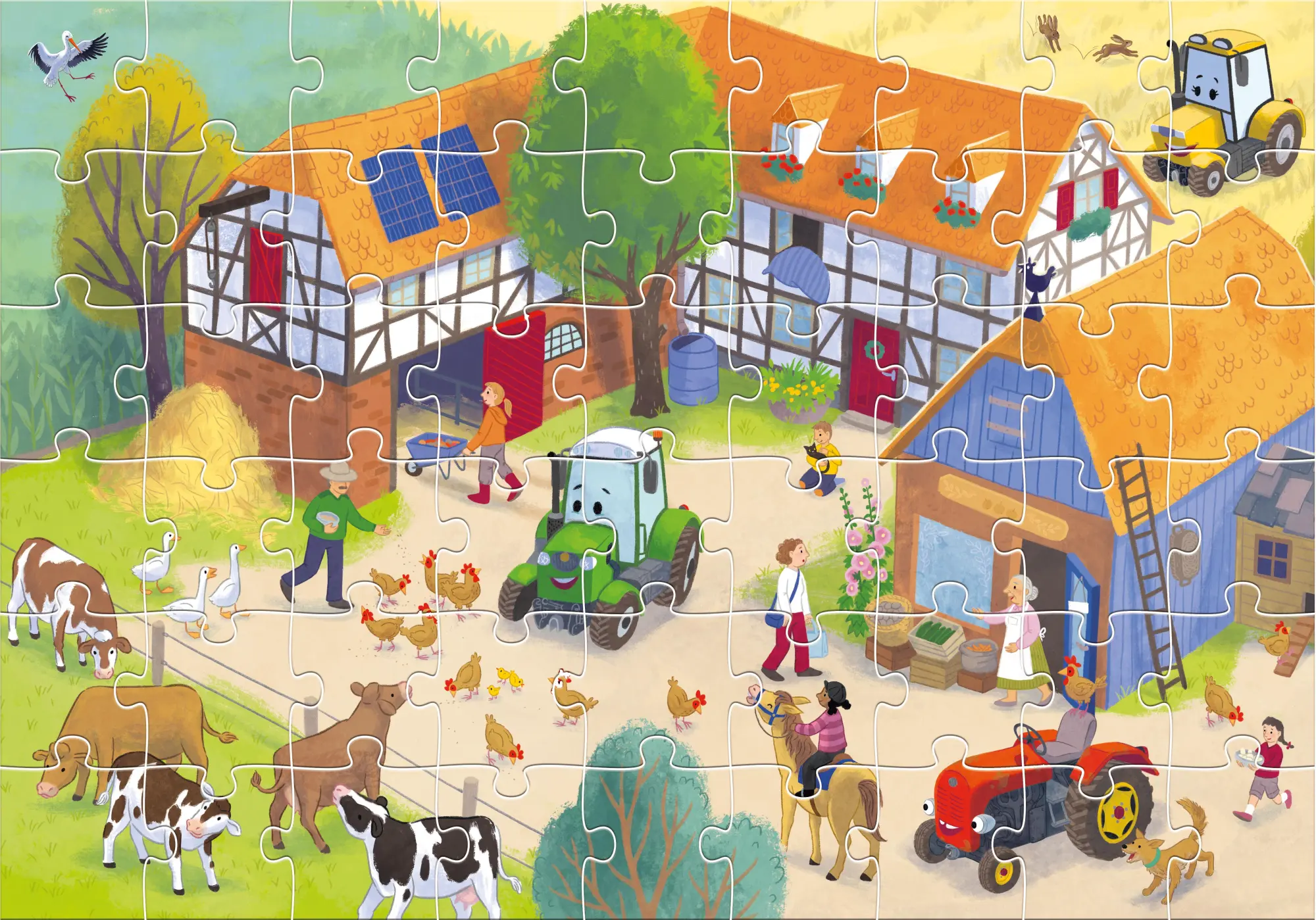 Bild: 4260671131380 | Puzzle - Happy Farm | Suza Kolb | Spiel | Leonard | N3138 | Deutsch