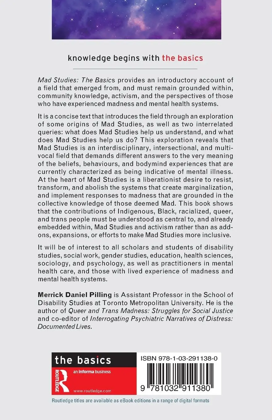 Rückseite: 9781032911380 | Mad Studies | The Basics | Merrick Daniel Pilling | Taschenbuch | 2025