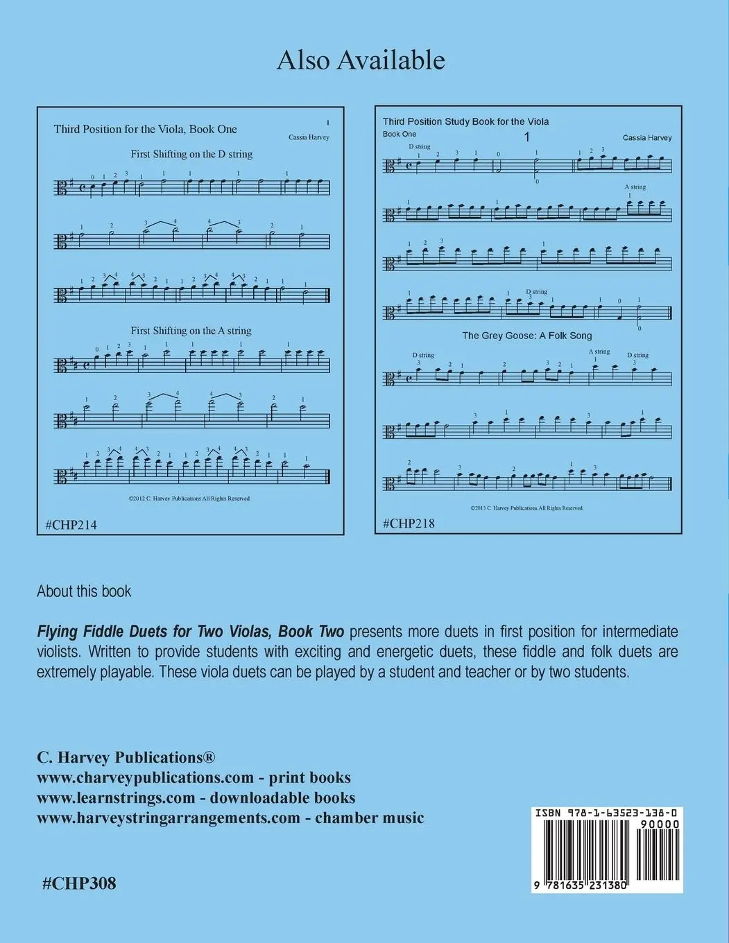 Rückseite: 9781635231380 | Flying Fiddle Duets for Two Violas, Book Two | Myanna Harvey | Buch