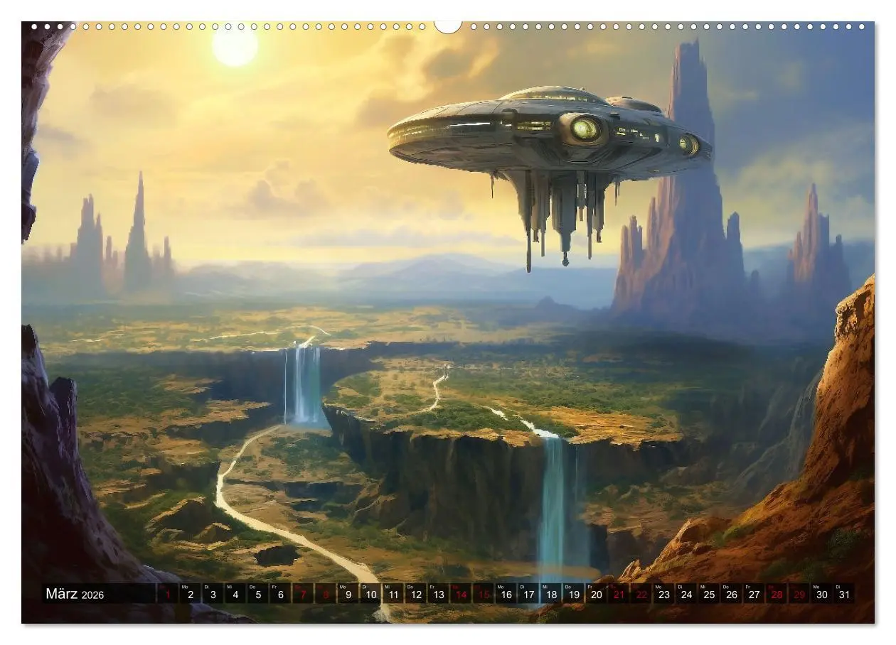 Bild: 9783457521380 | Nächster Halt Andromeda (Wandkalender 2026 DIN A2 quer), CALVENDO...