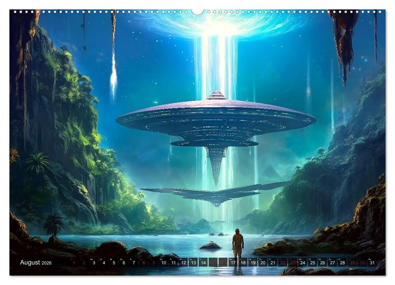 Bild: 9783457521380 | Nächster Halt Andromeda (Wandkalender 2026 DIN A2 quer), CALVENDO...