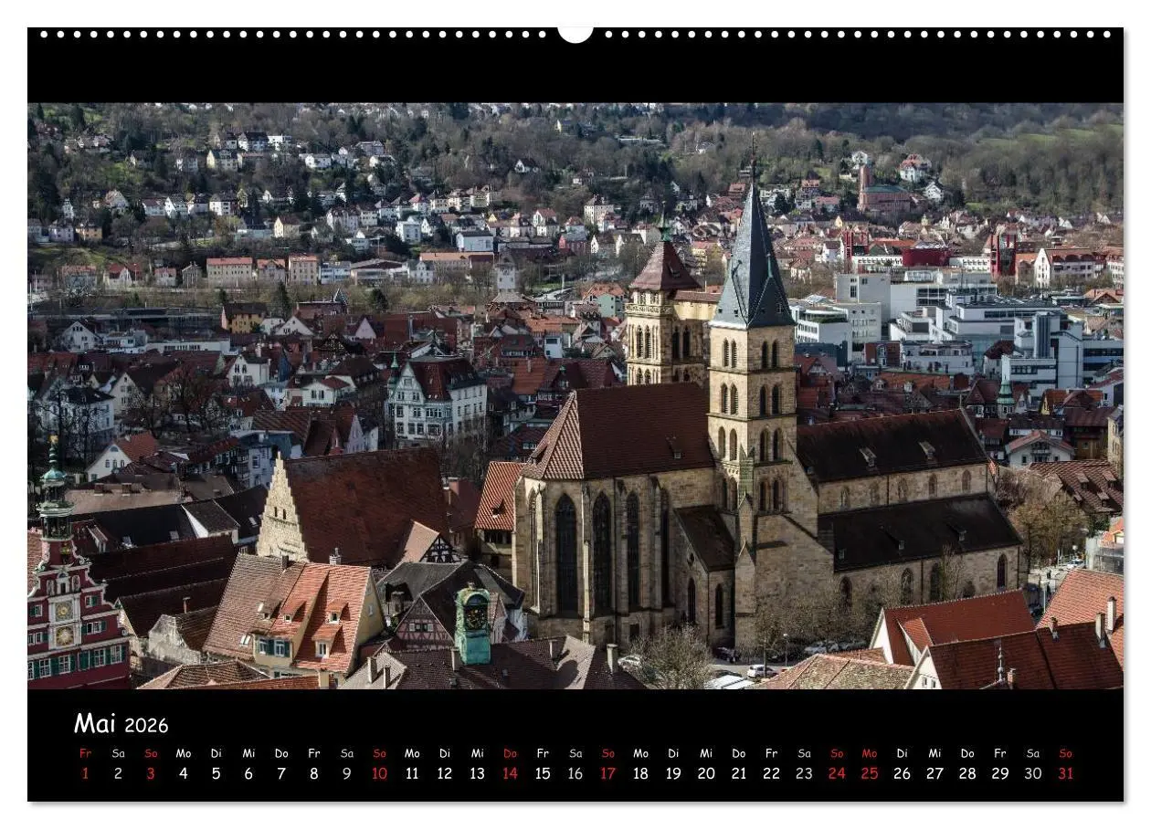 Bild: 9783516161380 | Esslingen am Neckar - Vom Mittelalter in die Moderne (Wandkalender...