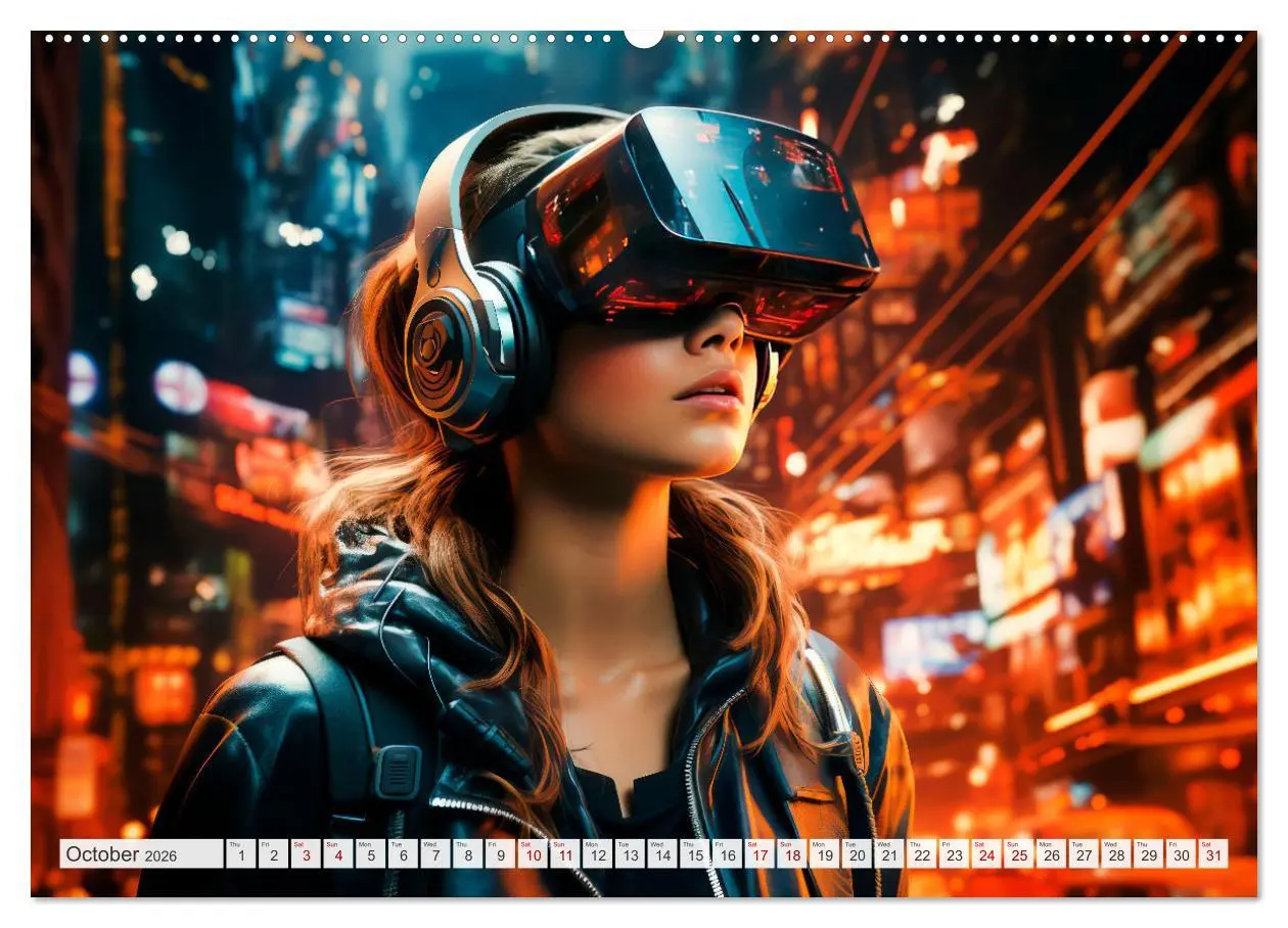 Bild: 9783516541380 | AI PLUS METAVERSE Algorithms and virtual reality (Wall Calendar...