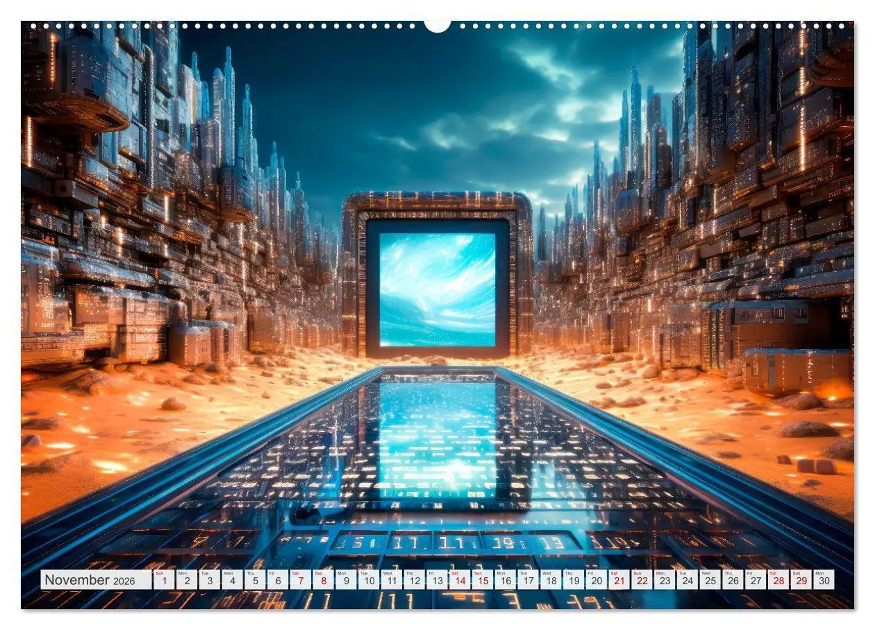 Bild: 9783516541380 | AI PLUS METAVERSE Algorithms and virtual reality (Wall Calendar...
