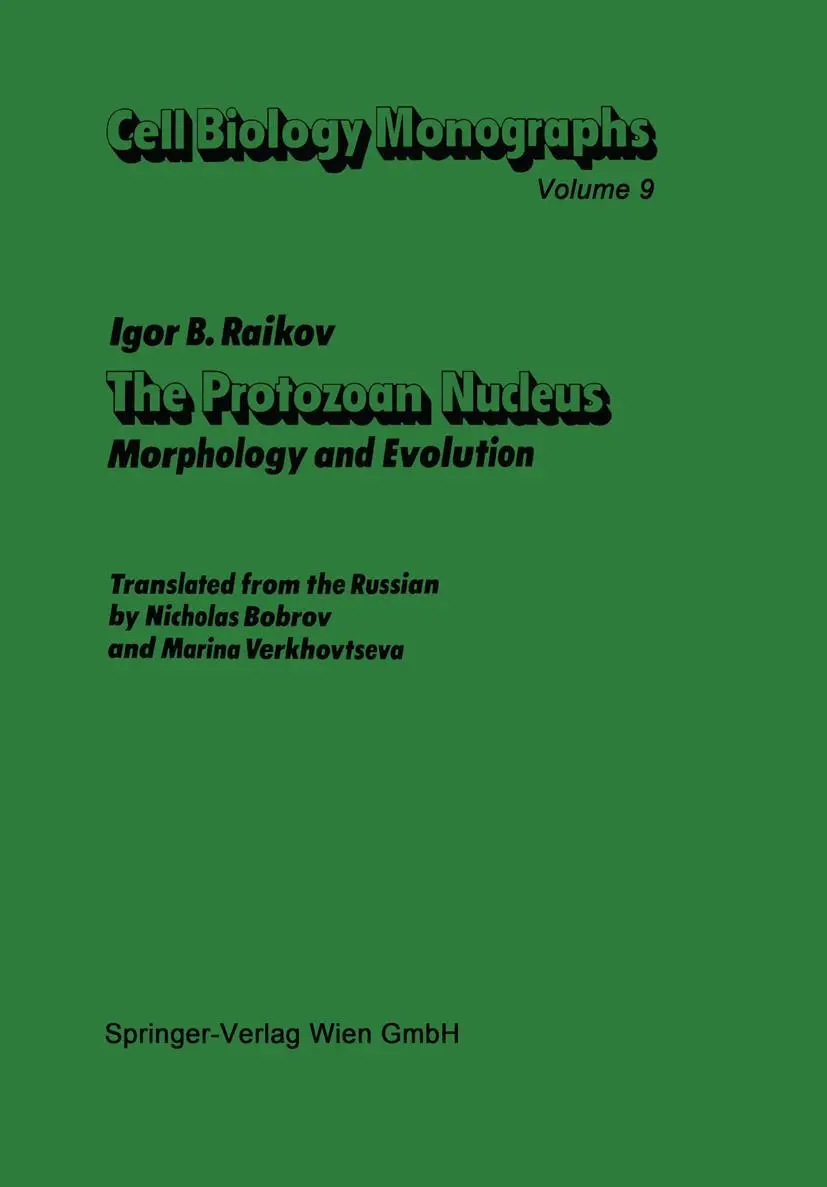 Cover: 9783709141380 | The Protozoan Nucleus | Morphology and Evolution | Igor B. Raikov | xv