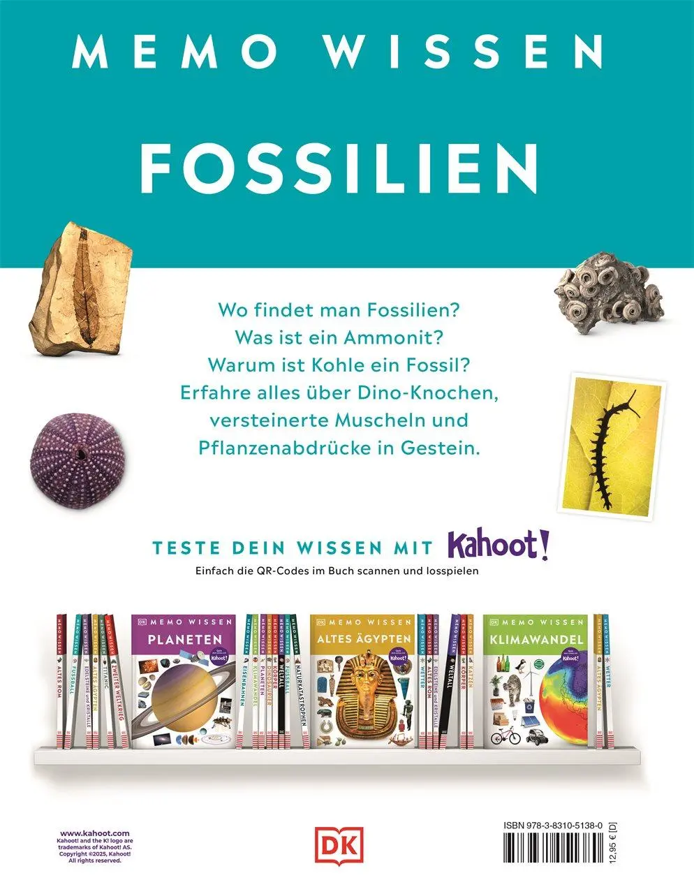 Rückseite: 9783831051380 | memo Wissen. Fossilien | Paul D. Taylor | Buch | 72 S. | Deutsch
