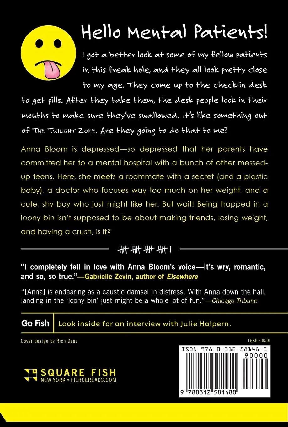 Rückseite: 9780312581480 | Get Well Soon | Julie Halpern | Taschenbuch | Englisch | 2009