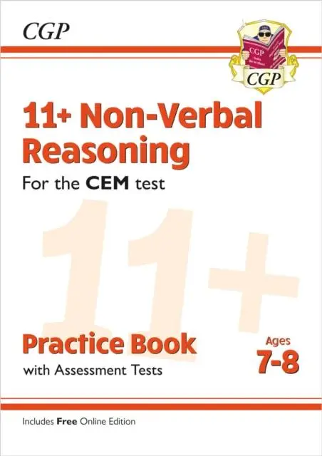 Cover: 9781789081480 | 11+ CEM Non-Verbal Reasoning Practice Book &amp; Assessment Tests -...
