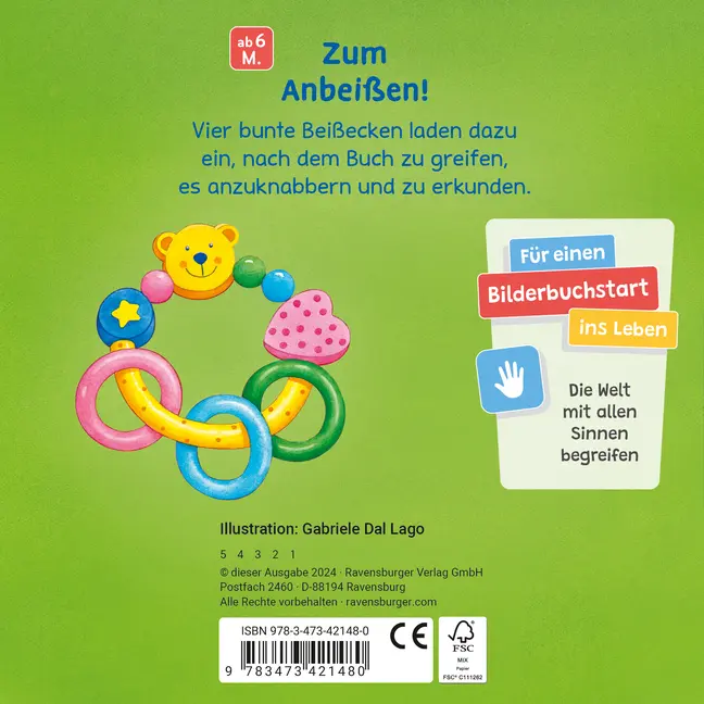 Bild: 9783473421480 | Mein allererstes Beißbuch | Gabriele Dal Lago | Buch | 16 S. | Deutsch