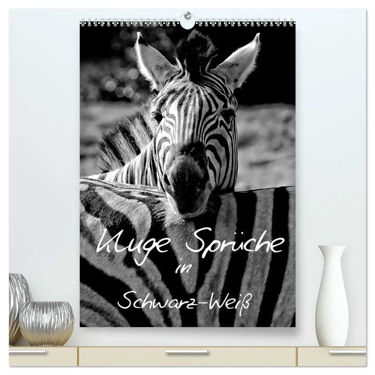 Cover: 9783516461480 | Kluge Sprüche in Schwarz-Weiß (hochwertiger Premium Wandkalender...