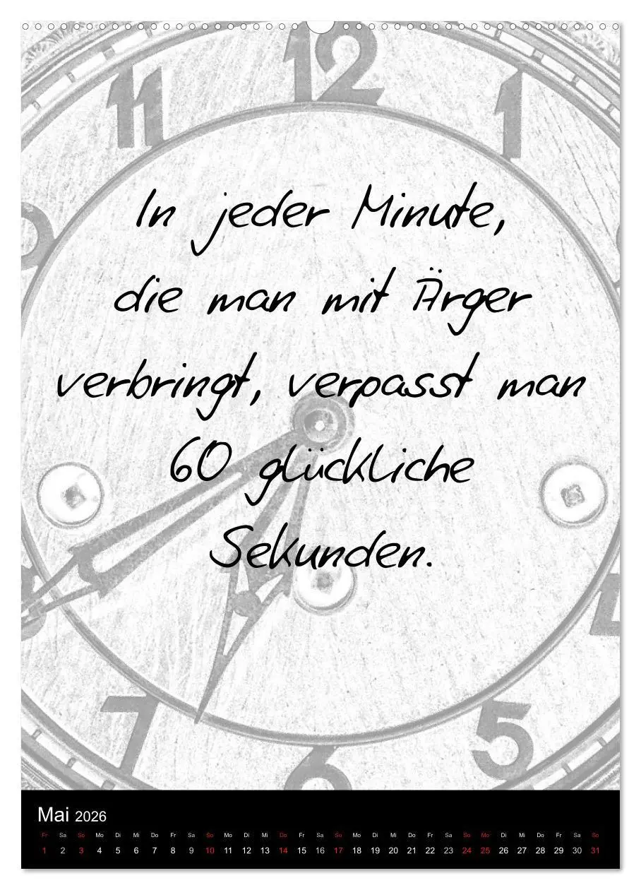 Bild: 9783516461480 | Kluge Sprüche in Schwarz-Weiß (hochwertiger Premium Wandkalender...