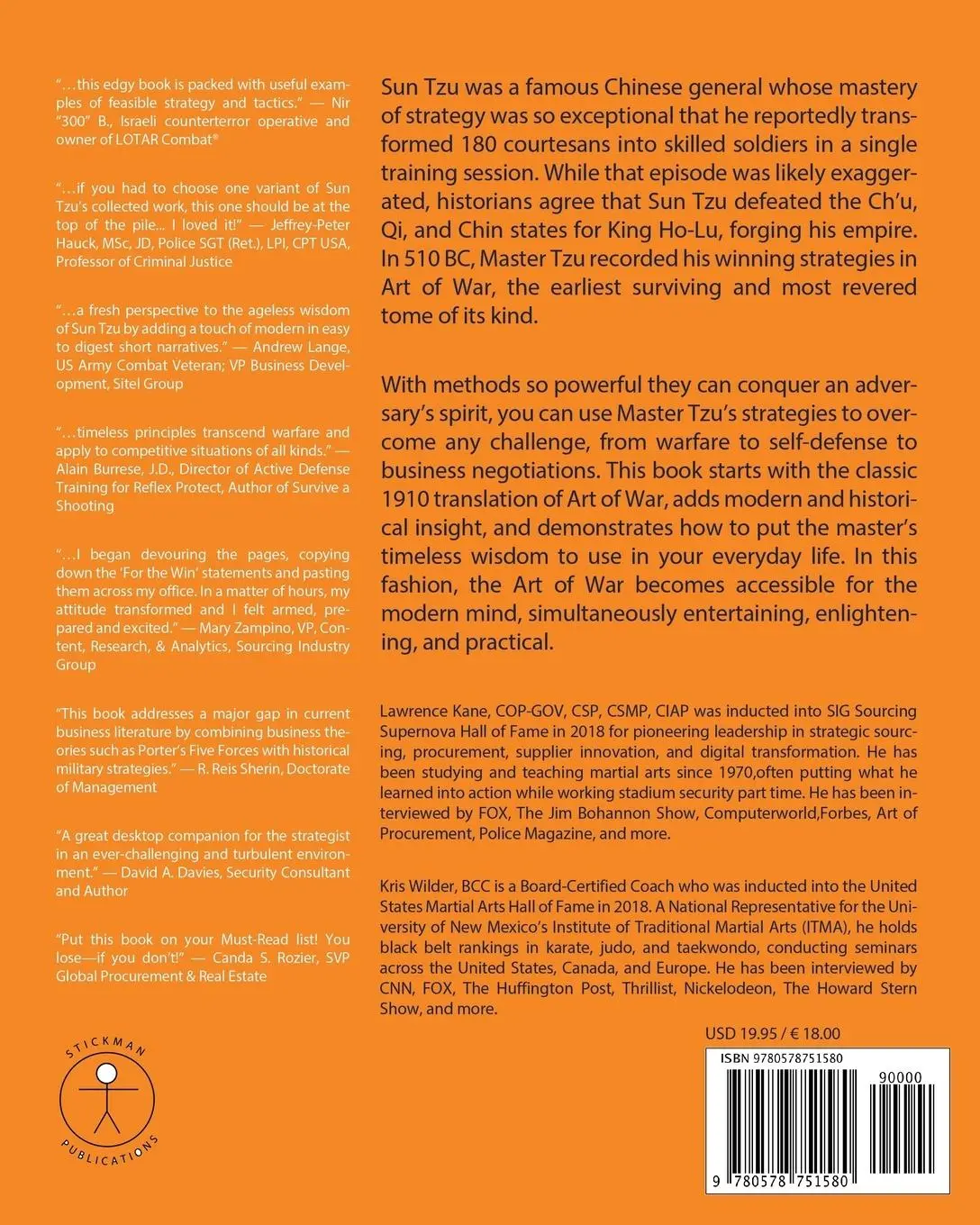 Rückseite: 9780578751580 | Sun Tzu Said | Classic Warfare for the Modern Mind | Kane (u. a.)