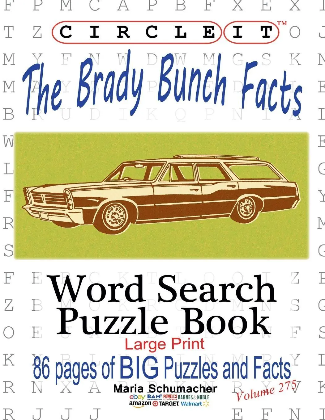 Cover: 9781950961580 | Circle It, The Brady Bunch Facts, Word Search, Puzzle Book | Buch