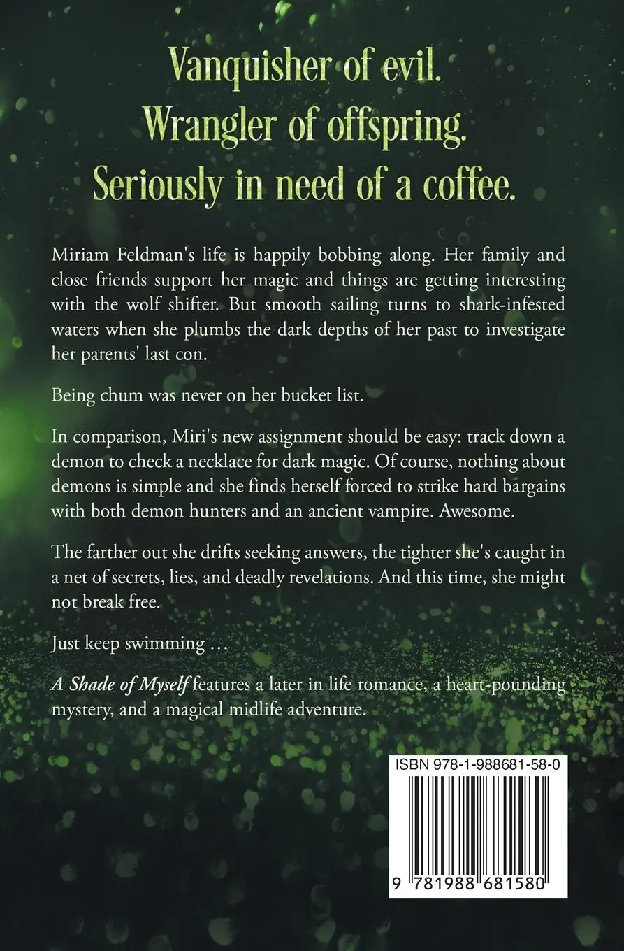 Rückseite: 9781988681580 | A Shade of Myself | A Humorous Paranormal Women's Fiction | Wilde