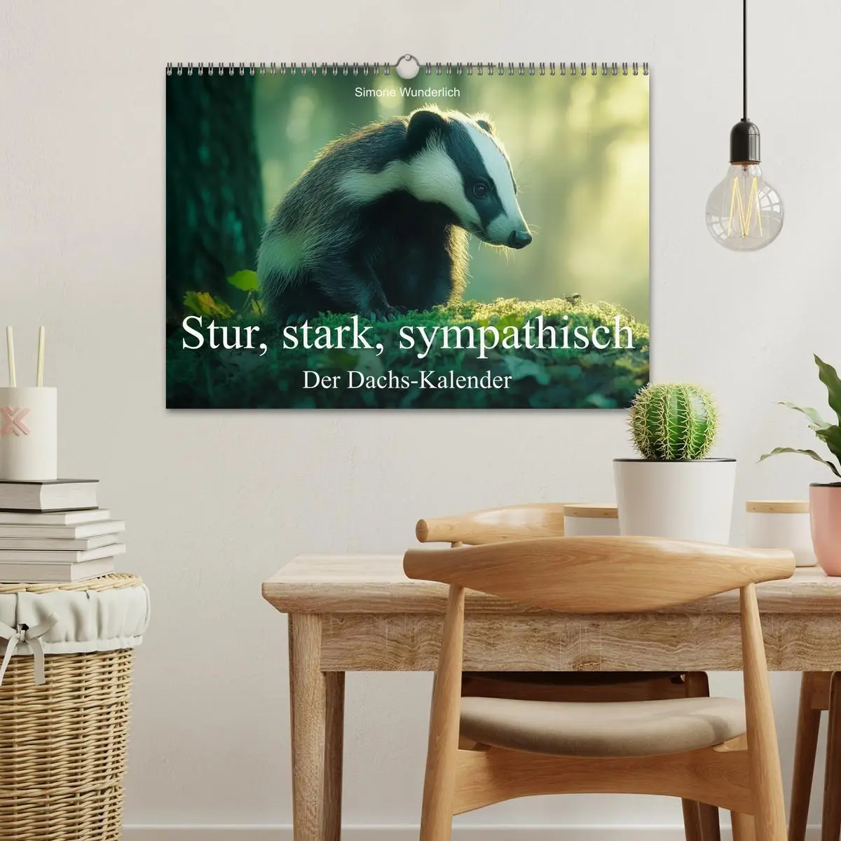 Bild: 9783457291580 | Stur, stark, sympathisch - Der Dachs - Kalender (Wandkalender 2026...