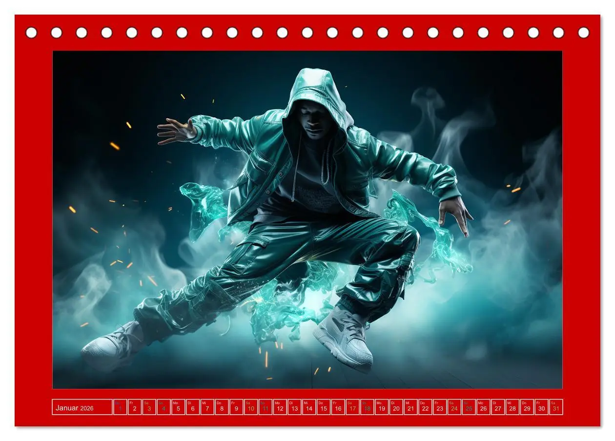 Bild: 9783457501580 | Street Dance (Tischkalender 2026 DIN A5 quer), CALVENDO Monatskalender