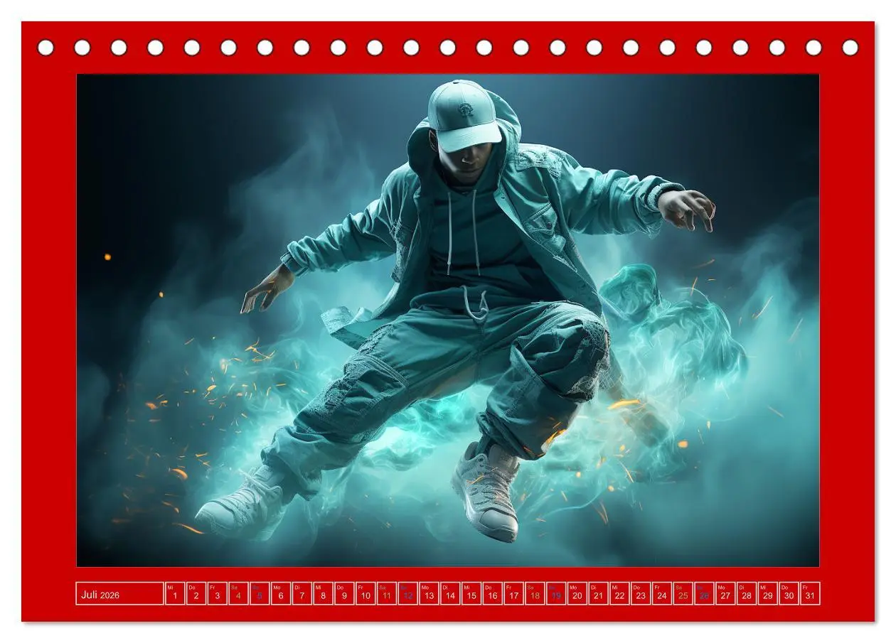 Bild: 9783457501580 | Street Dance (Tischkalender 2026 DIN A5 quer), CALVENDO Monatskalender