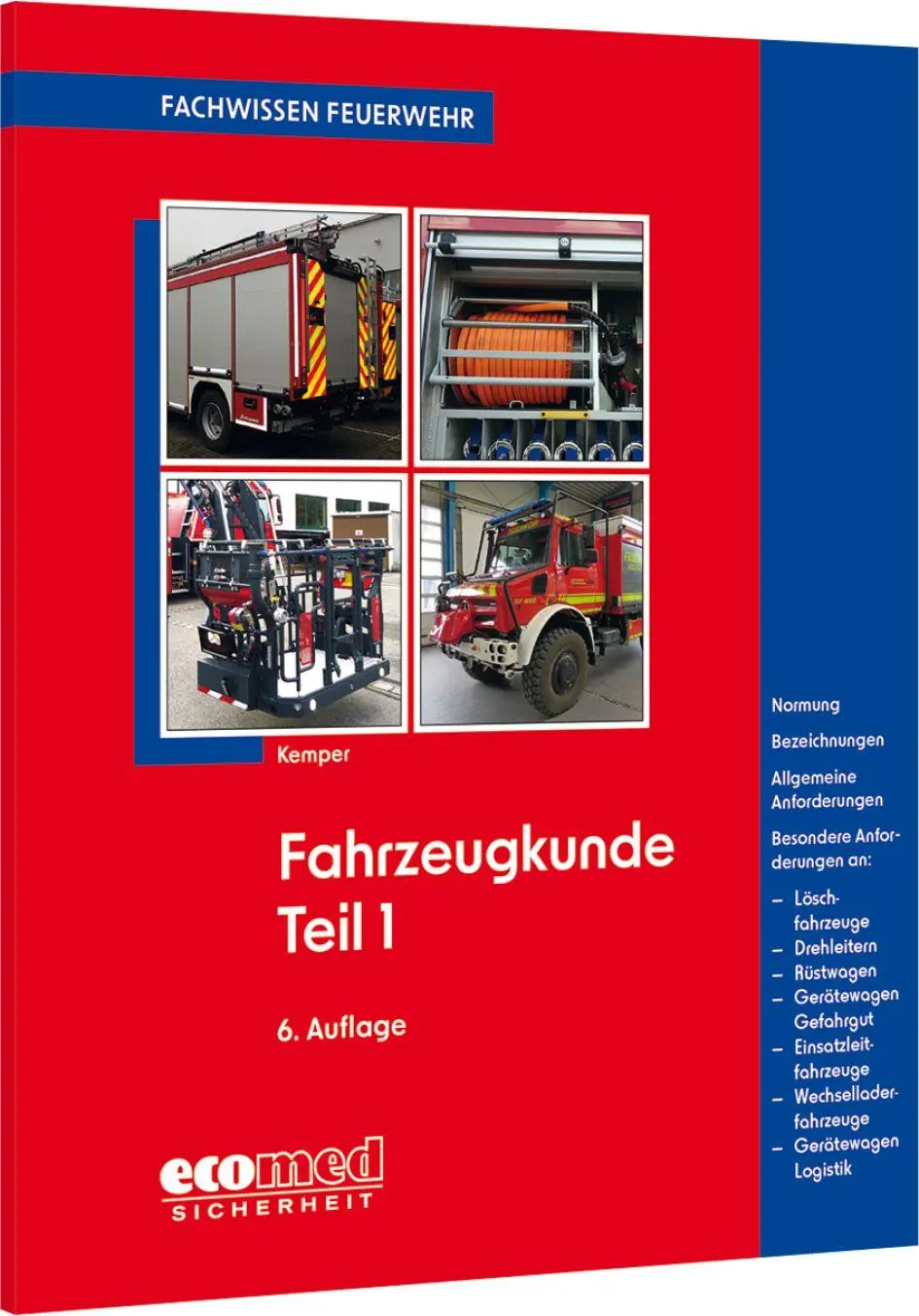 Cover: 9783609681580 | Fahrzeugkunde Teil 1 | Hans Kemper | Taschenbuch | ecomed Sicherheit