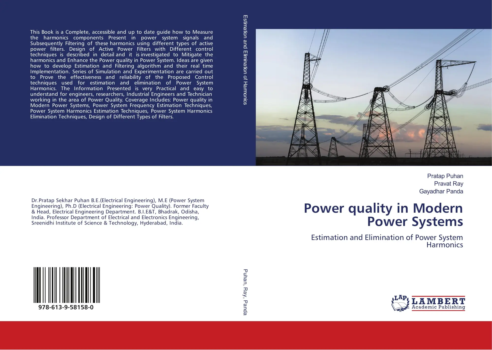 Cover: 9786139581580 | Power quality in Modern Power Systems | Pratap Puhan (u. a.) | Buch