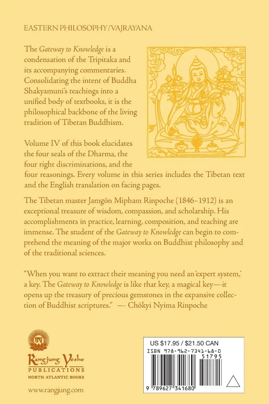 Rückseite: 9789627341680 | Gateway to Knowledge, Volume IV | Jamgon Mipham Rinpoche | Taschenbuch