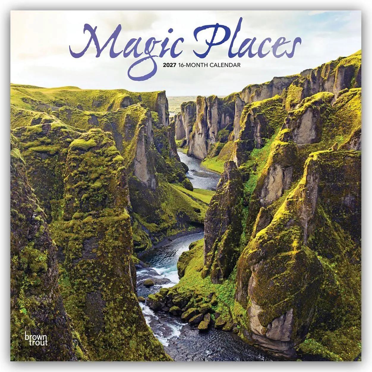 Cover: 9798330711680 | Magic Places 2027 12 X 24 Inch (Hanging) Monthly Square Wall...