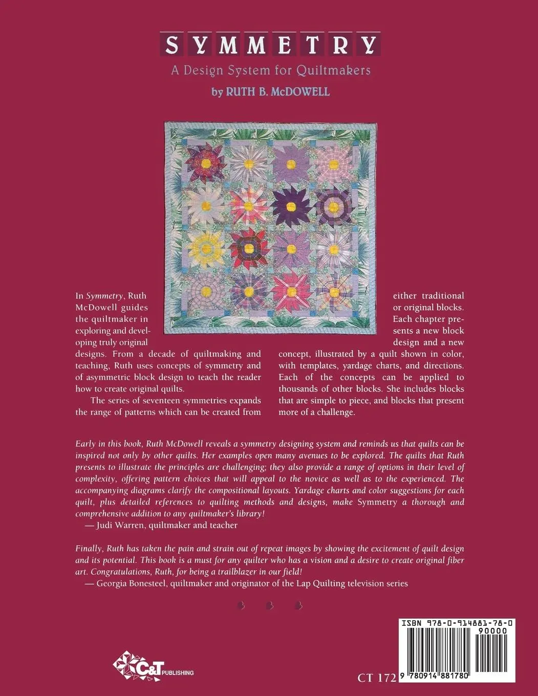 Rückseite: 9780914881780 | Symmetry: A Design System for Quiltmakers | Ruth B Mcdowell | Buch