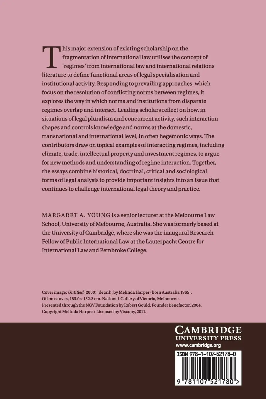 Rückseite: 9781107521780 | Regime Interaction in International Law | Margaret A. Young | Buch