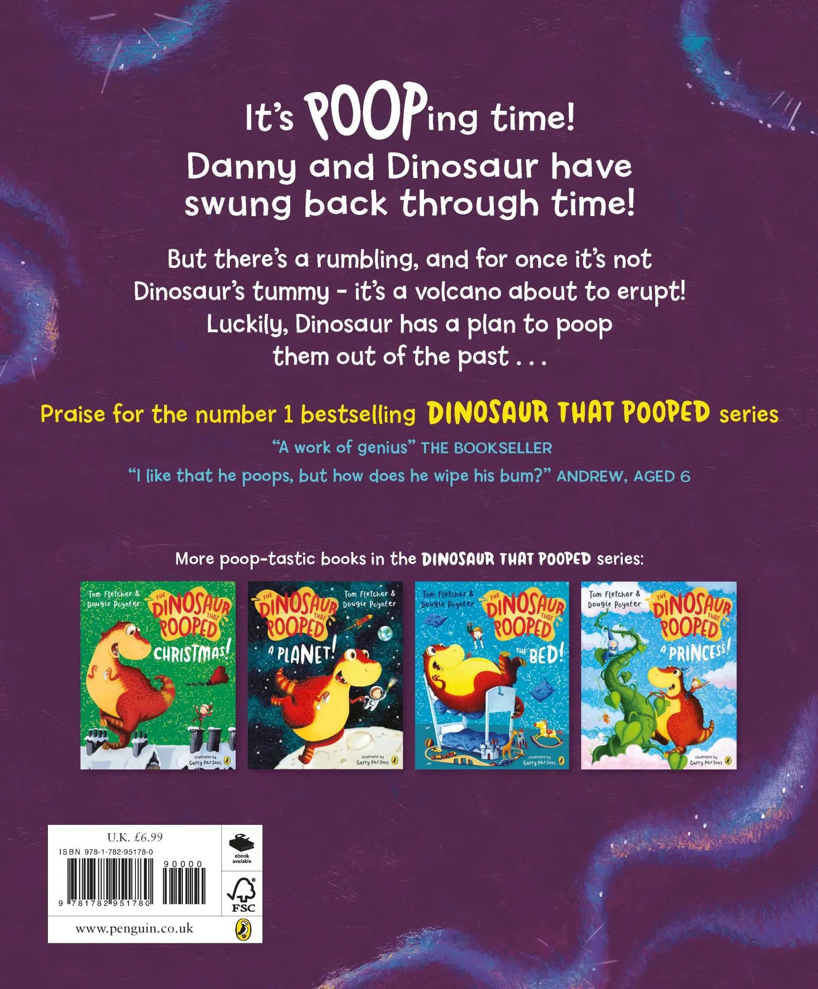 Rückseite: 9781782951780 | The Dinosaur that Pooped the Past! | Tom Fletcher (u. a.) | Buch