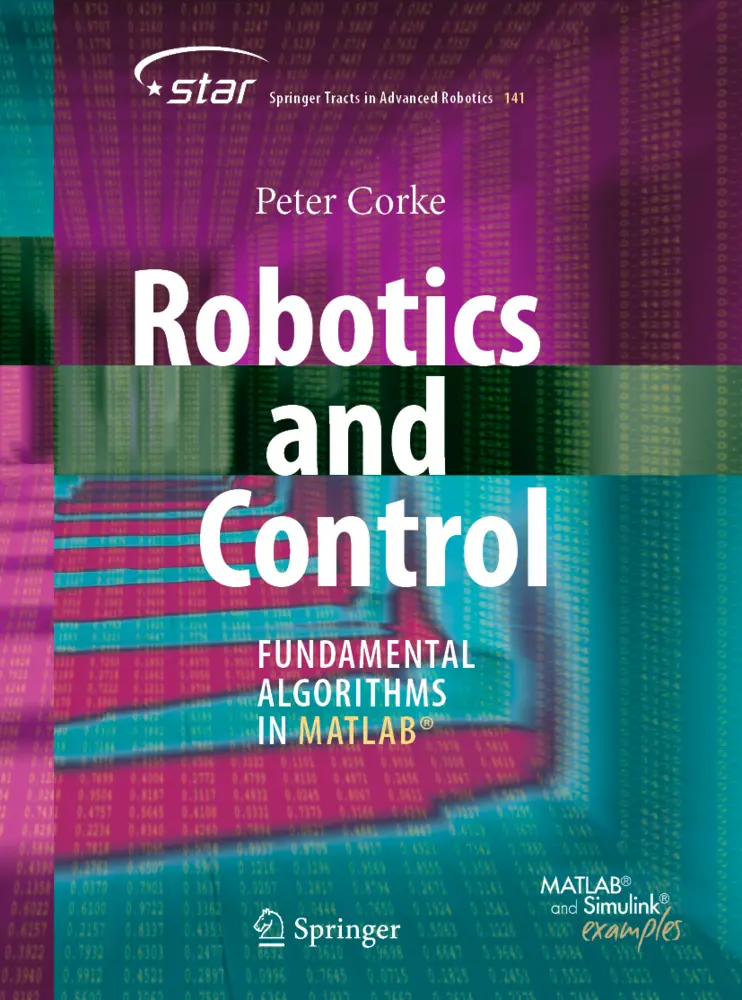 Cover: 9783030791780 | Robotics and Control | Fundamental Algorithms in MATLAB® | Peter Corke
