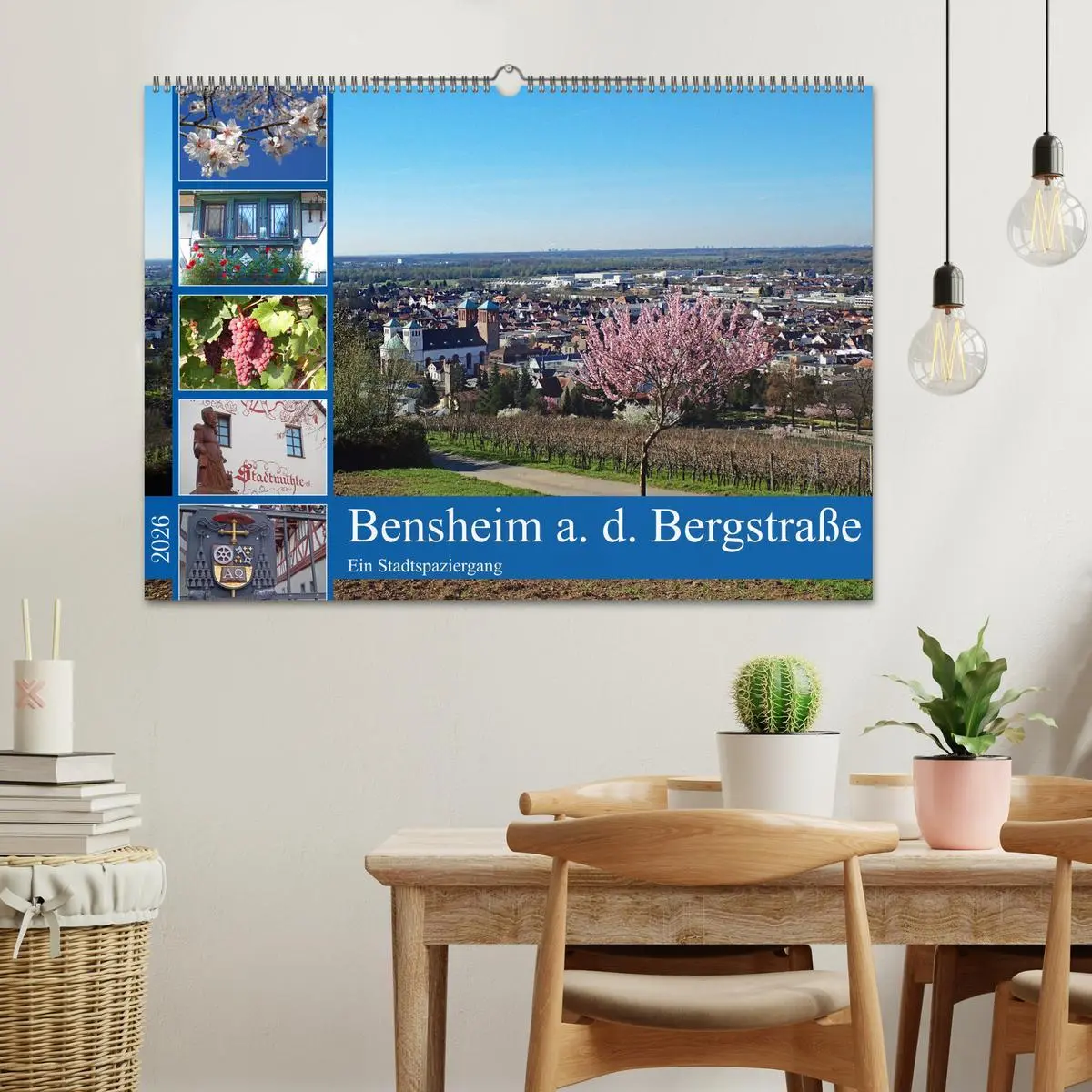 Bild: 9783457411780 | Bensheim a. d. Bergstraße - Ein Stadtspaziergang (Wandkalender 2026...