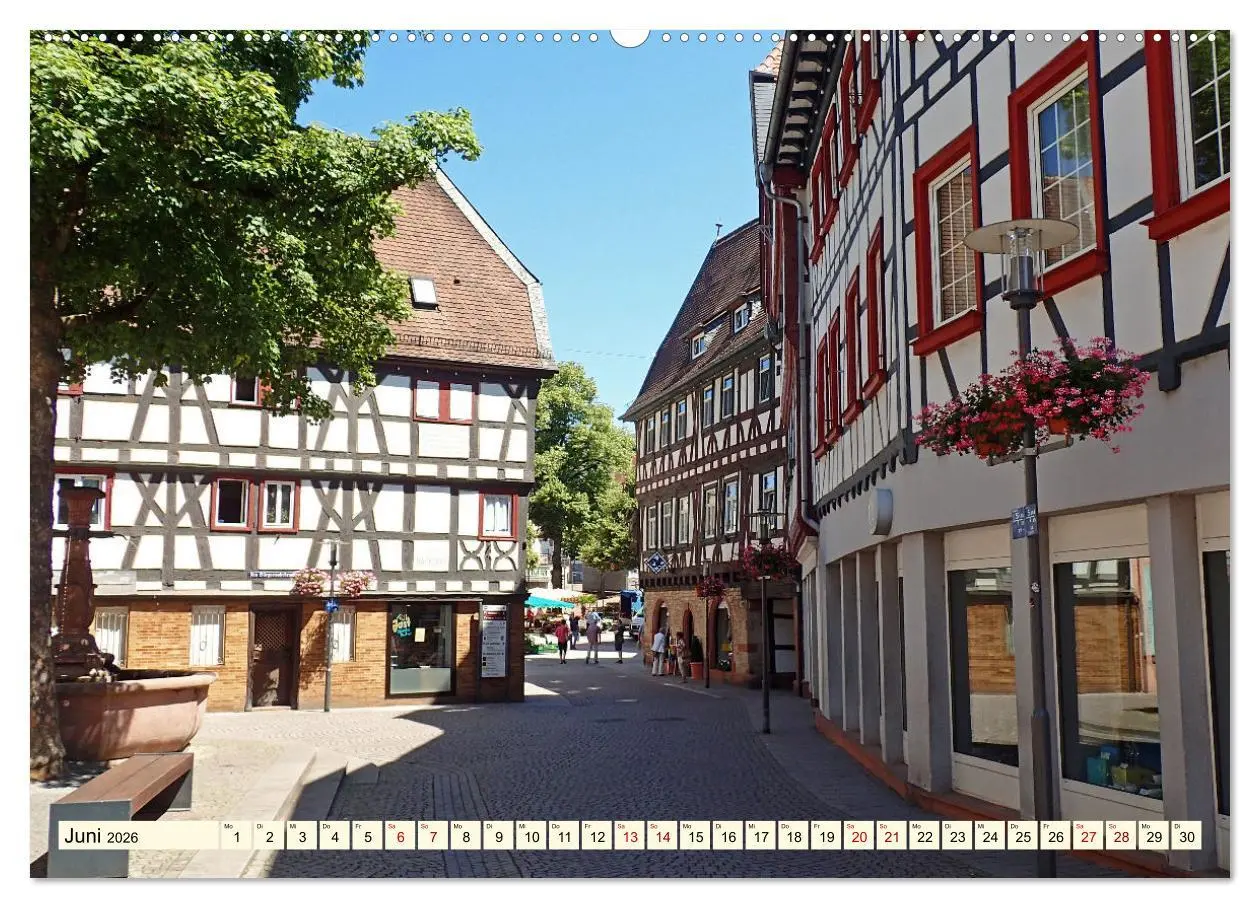 Bild: 9783457411780 | Bensheim a. d. Bergstraße - Ein Stadtspaziergang (Wandkalender 2026...