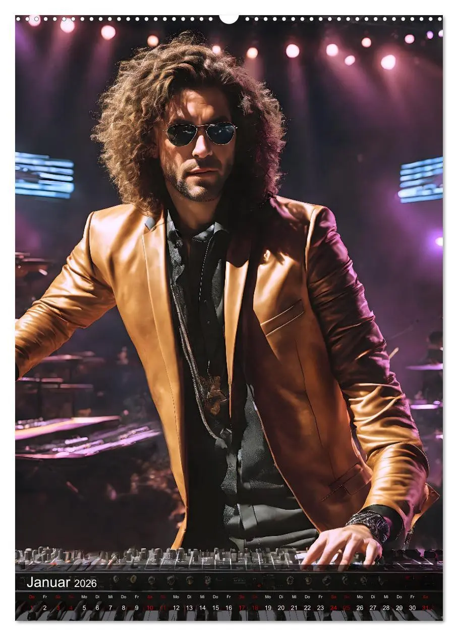 Bild: 9783516291780 | Rockstars - Live on Stage (hochwertiger Premium Wandkalender 2026...