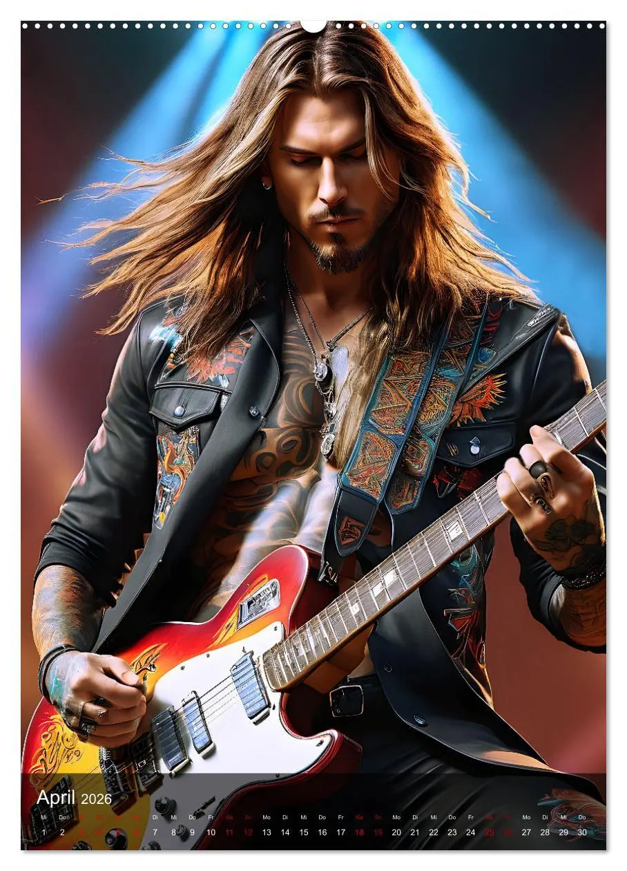 Bild: 9783516291780 | Rockstars - Live on Stage (hochwertiger Premium Wandkalender 2026...