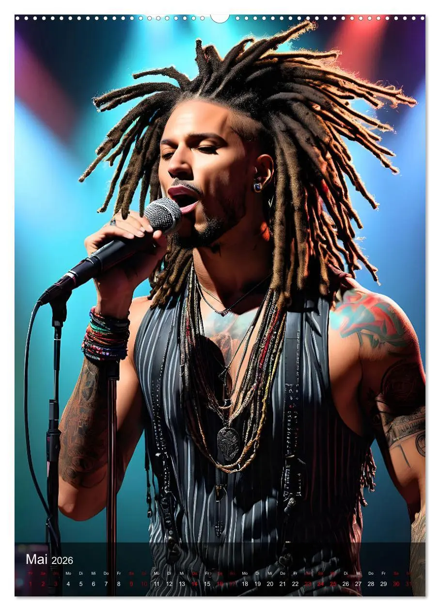 Bild: 9783516291780 | Rockstars - Live on Stage (hochwertiger Premium Wandkalender 2026...