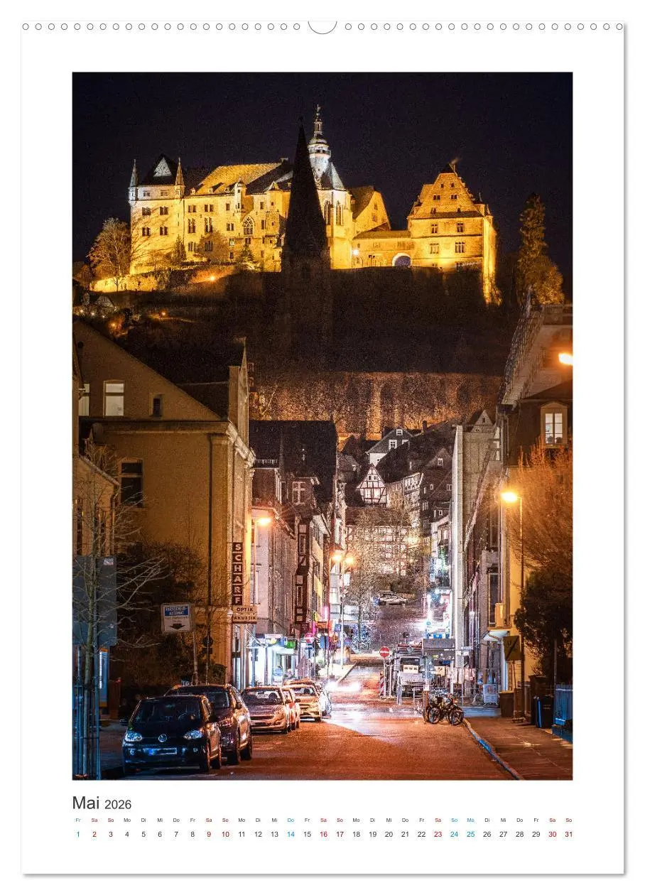 Bild: 9783516361780 | Mein Marburg (hochwertiger Premium Wandkalender 2026 DIN A2 hoch),...