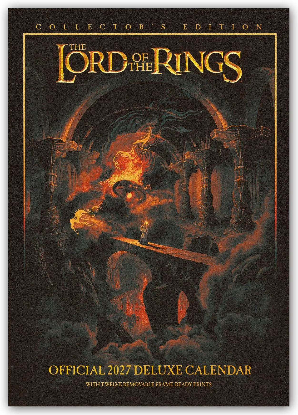 Cover: 9783803531780 | Lord of the Rings - Der Herr der Ringe - A3-Deluxe-Posterkalender 2027