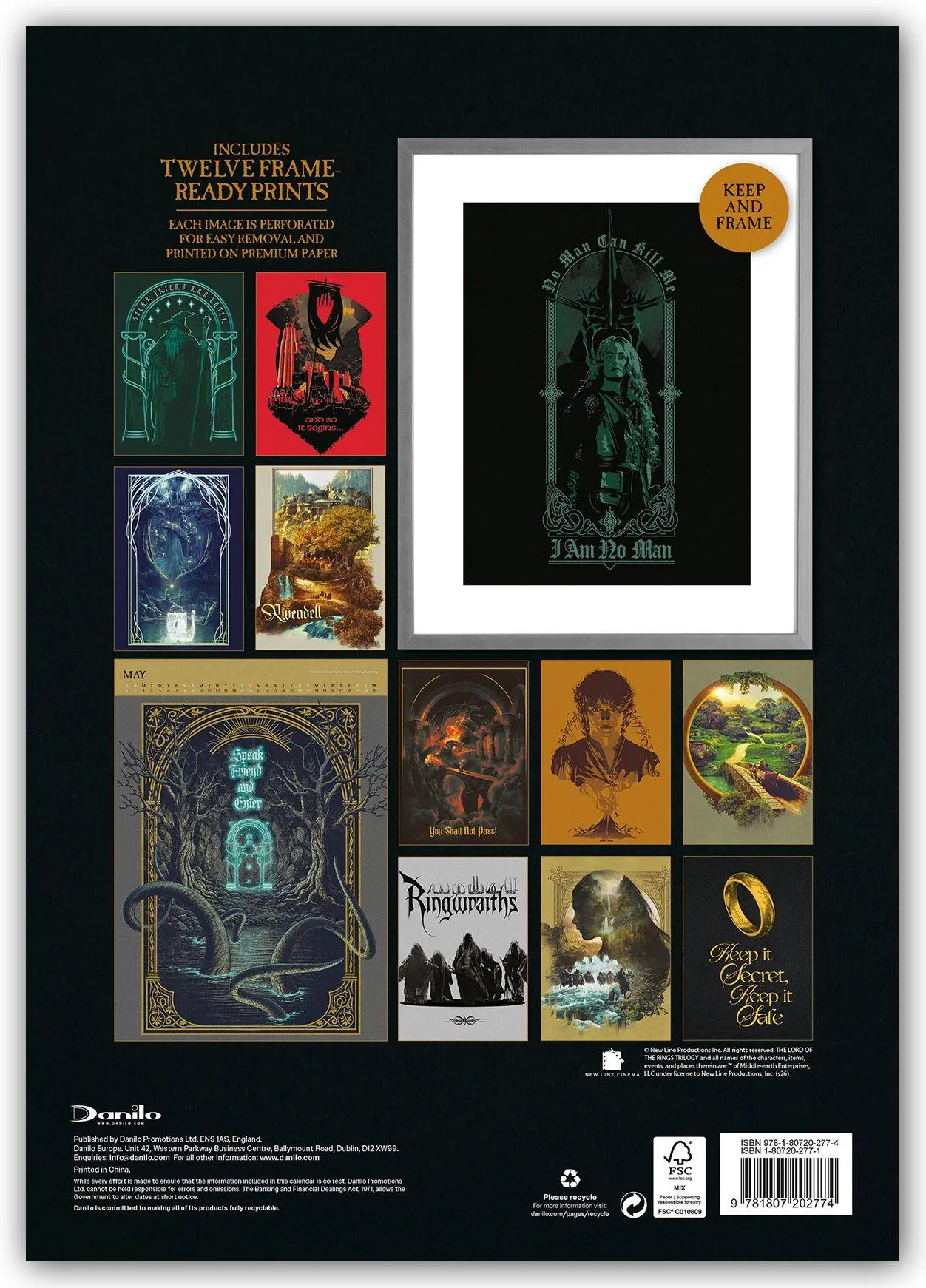 Bild: 9783803531780 | Lord of the Rings - Der Herr der Ringe - A3-Deluxe-Posterkalender 2027